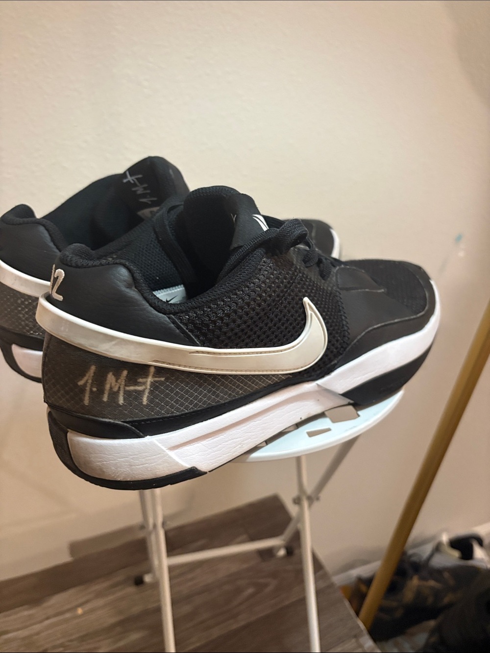 Nike Ja 1 TB Black White Men’s Size 11 Ja Morant Basketball Shoes Low Top